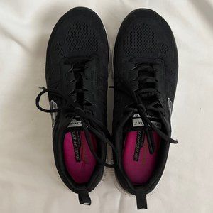 SKECHERS Skech-Knit Black Memory Form Women's Comfort Athletic Sneakers (11729)